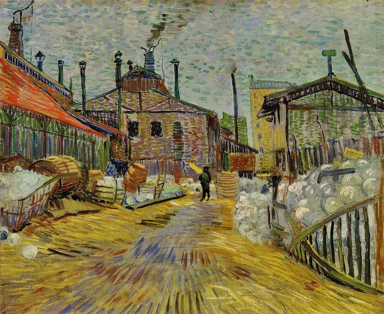 A Factory At Asnières by Vincent van Gogh