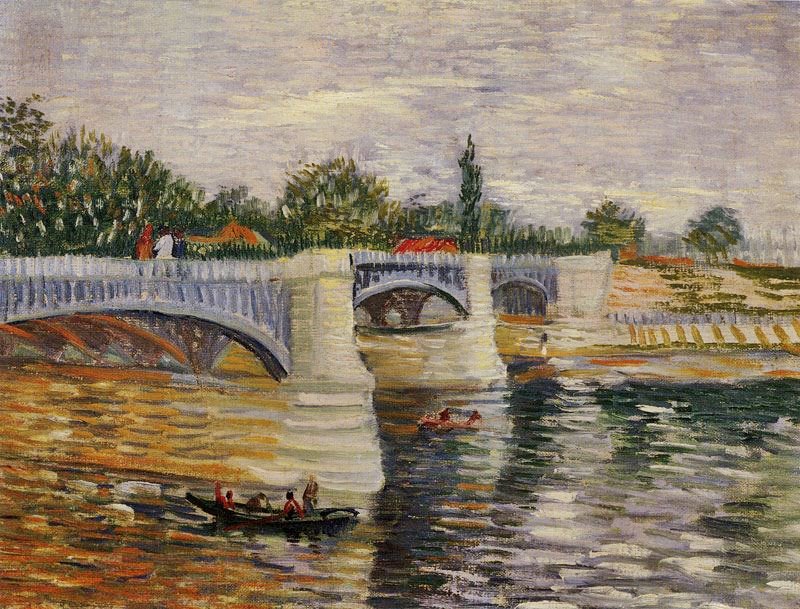 The Seine With The Pont De La Grande Jatte by Vincent van Gogh