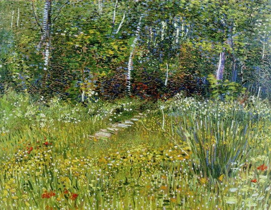 A Park In Spring by Vincent van Gogh