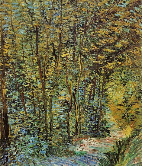 A Path In The Woods by Vincent van Gogh