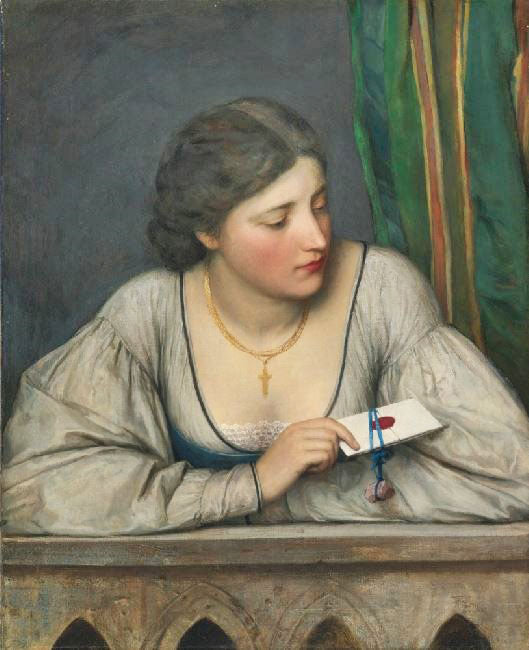 The Love Letter by Eugene de Blaas