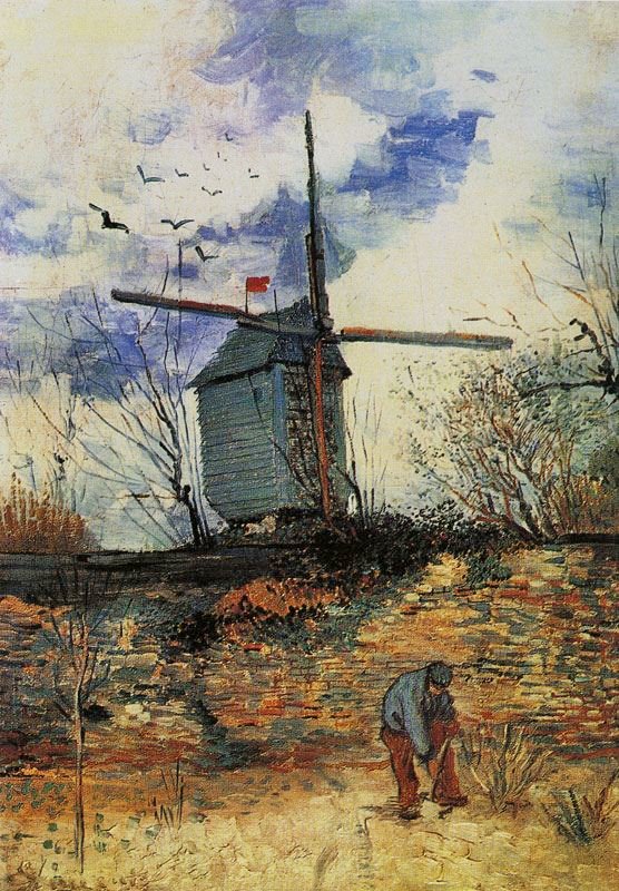 Windmill On Montmartre by Vincent van Gogh