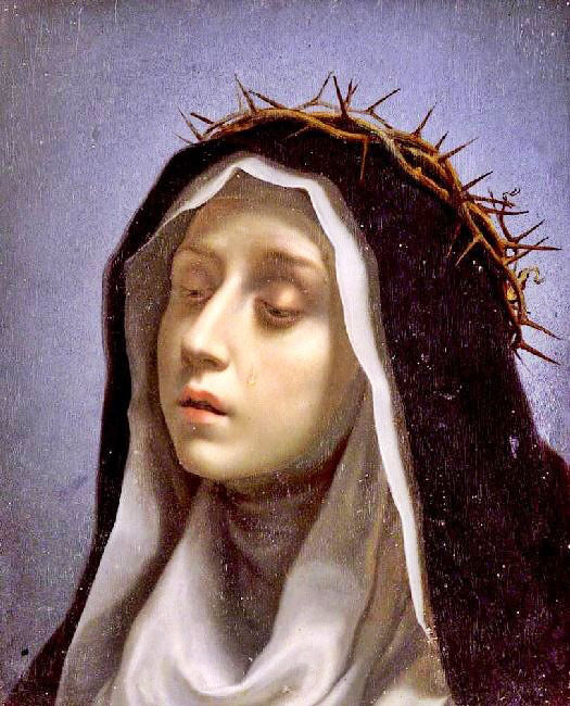 Saint Catherine Of Siena by Carlo Dolci