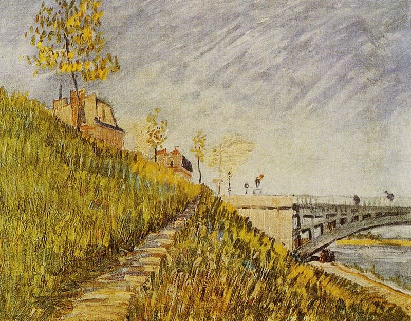 BANKS OF THE SEINE WITH PONT DE CLICHY