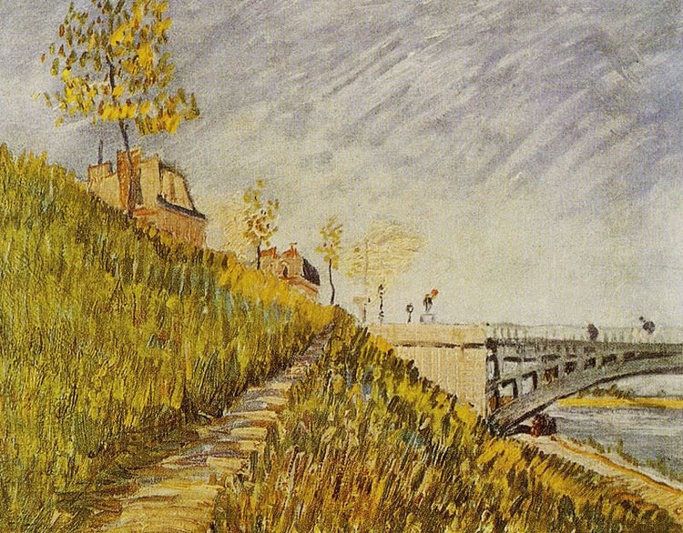 Banks Of The Seine With Pont De Clichy by Vincent van Gogh