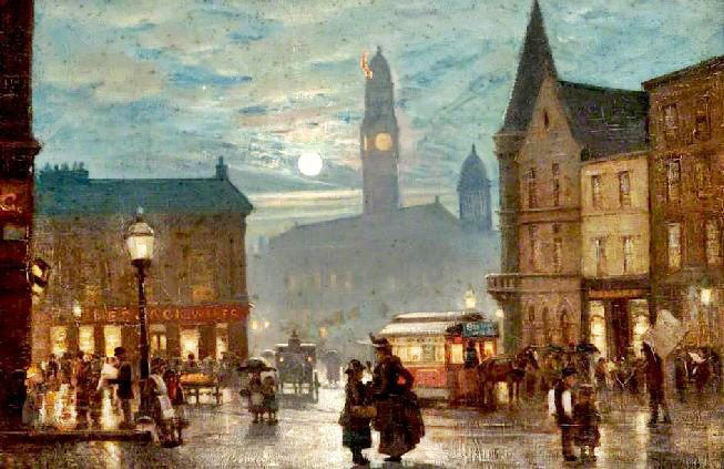 Paisley Cross By Moonlight by Patrick Downie