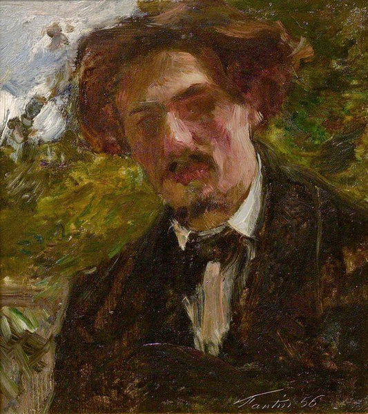 Portrait Of The Artist Alphonse Legros by Henri Fantin-Latour