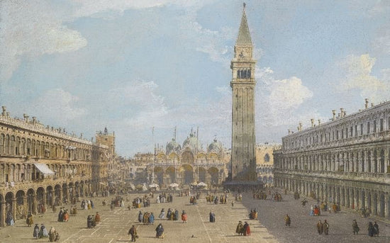 Venice, The Piazza San Marco Looking East Towards The Basilica by Canaletto