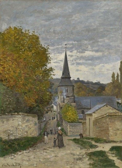 Street In Saint-Adresse by Claude Oscar Monet