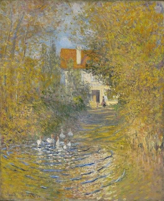 The Geese by Claude Oscar Monet
