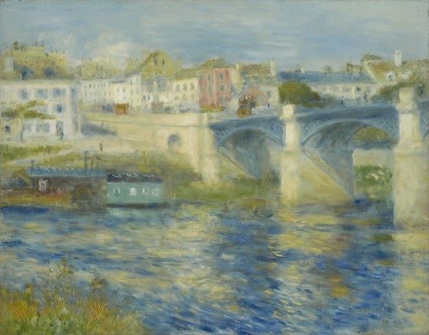 Bridge At Chatou by Pierre Auguste Renoir