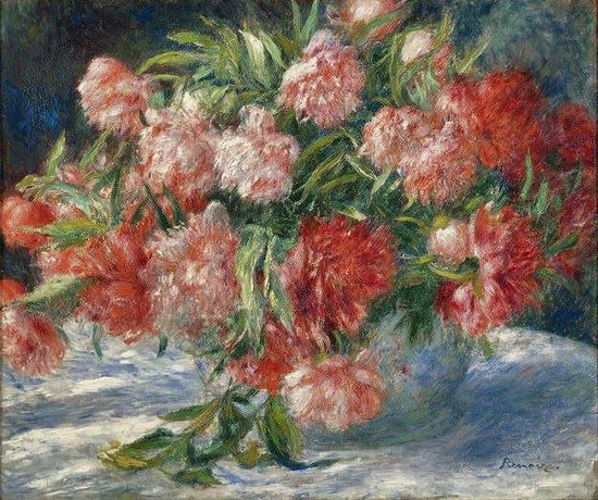 Peonies by Pierre Auguste Renoir