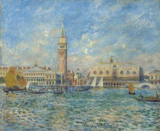 The Doges’ Palace, Venice by Pierre Auguste Renoir