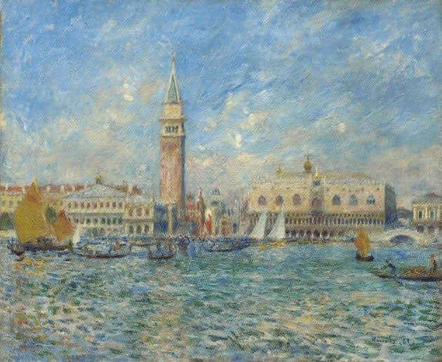 The Doges’ Palace, Venice by Pierre Auguste Renoir