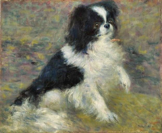 Tama, The Japanese Dog by Pierre Auguste Renoir