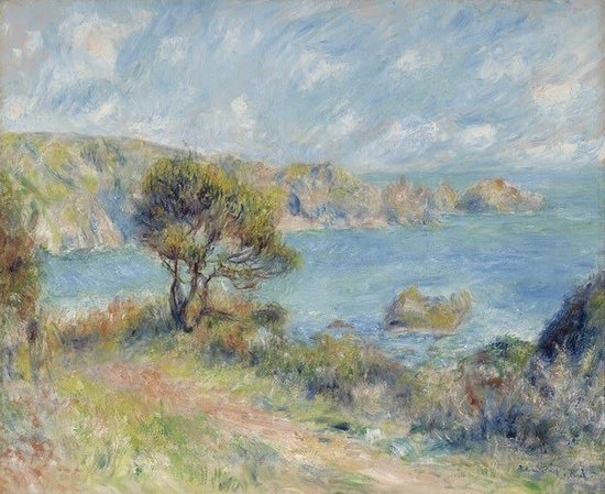View At Guernsey by Pierre Auguste Renoir