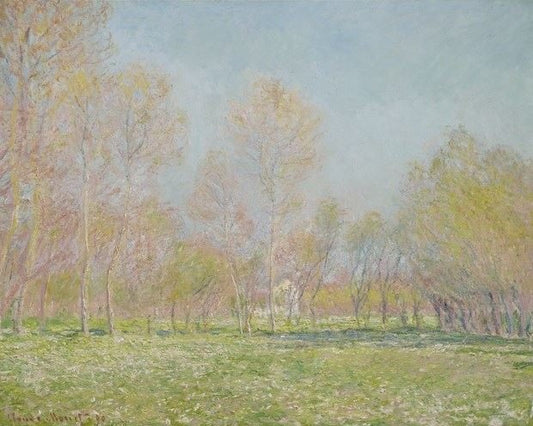 Spring In Giverny by Claude Oscar Monet