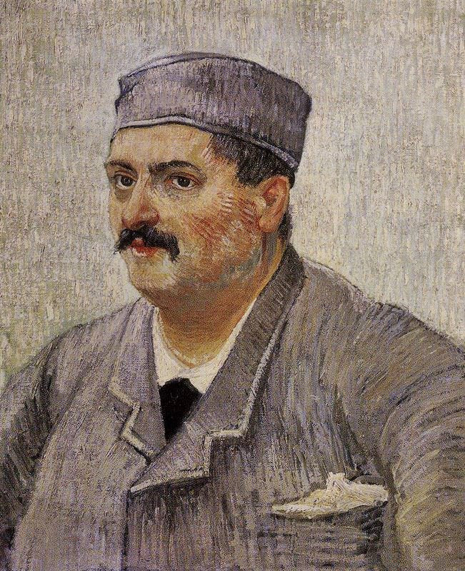 Portrait Of A Man With A Skull Cap by Vincent van Gogh