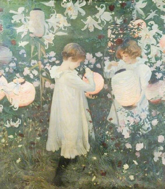 Lily, Carnation, Lily, Rose’ (Copy Of John Singer Sargent) by Reginald Grenville Eves