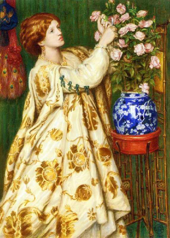 Monna Rosa by Dante Gabriel Rossetti