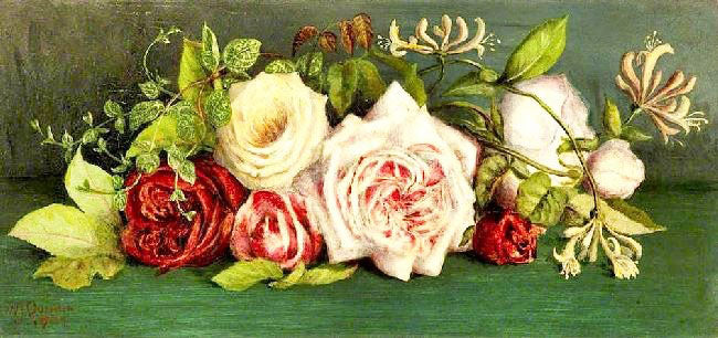 ROSES AND HONEYSUCKLE