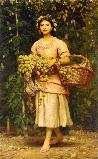 The Hop Picker by Charles Edward Perugini
