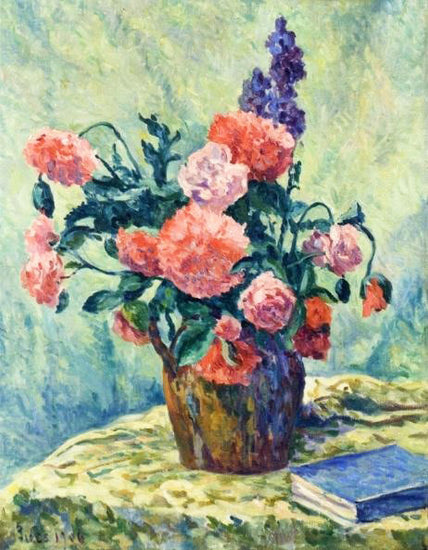 Poppies In A Sandstone Pit by Maximilien Luce