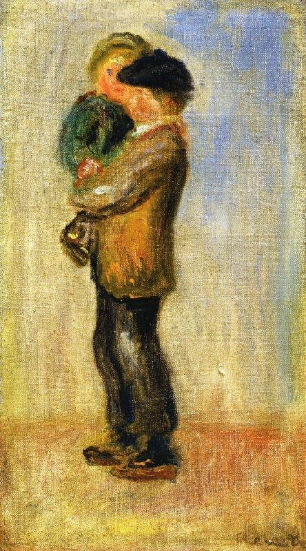 Man Carrying A Boy by Pierre Auguste Renoir