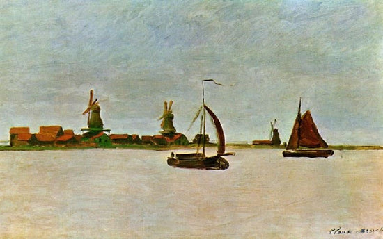 The Voorzaan by Claude Oscar Monet