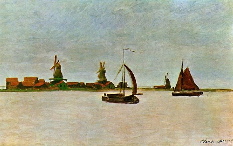 The Voorzaan by Claude Oscar Monet