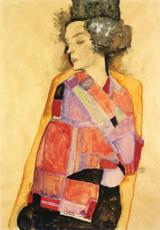The Daydreamer, Gerti Schiele by Egon Schiele