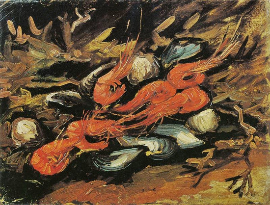 Mussels And Shrimps by Vincent van Gogh