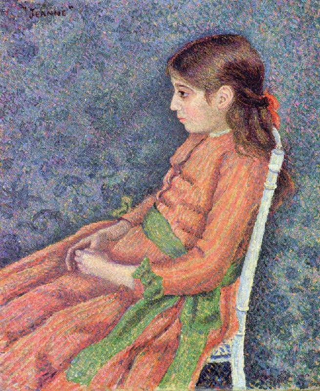 Portrait Of Jeanne by Lucien Pissarro