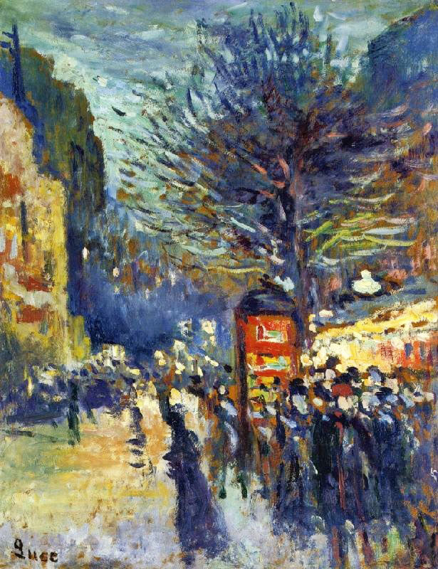 Street In Paris by Maximilien Luce