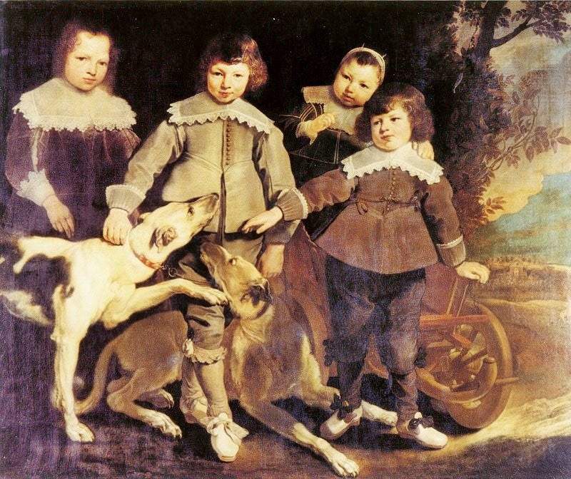 GROUP OF FOUR CHILDREN