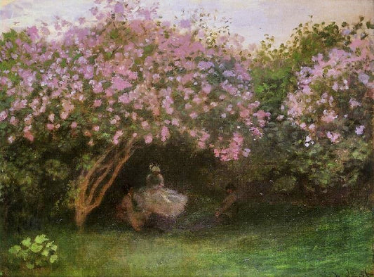Lilacs, Grey Weather by Claude Oscar Monet