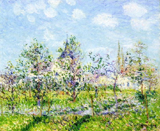 Flowering Orchard, Spring by Gustave Loiseau