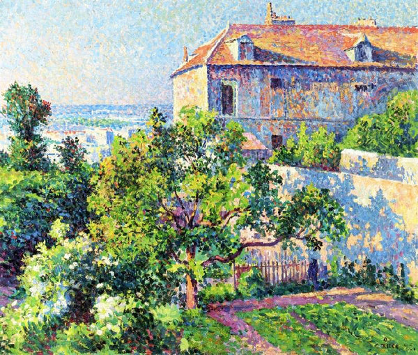 Montmartre, The House Of Suzanne Valadon by Maximilien Luce