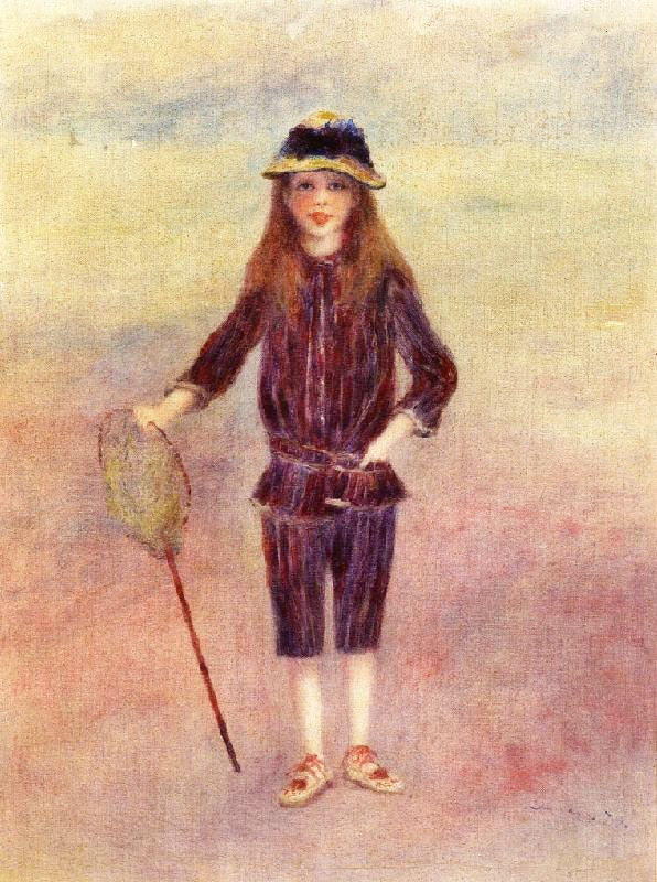 The Little Fishergirl by Pierre Auguste Renoir