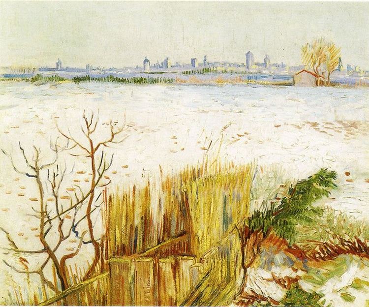 Landscape With Snow by Vincent van Gogh