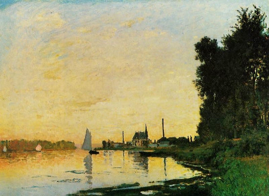 Argenteuil, Late Afternoon by Claude Oscar Monet
