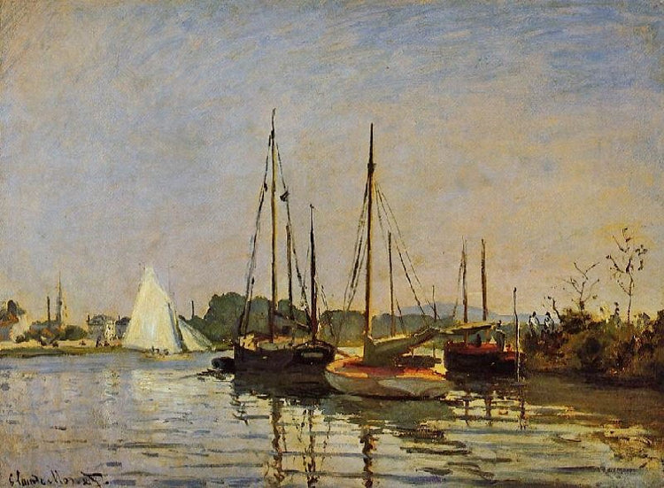 Pleasure Boats by Claude Oscar Monet