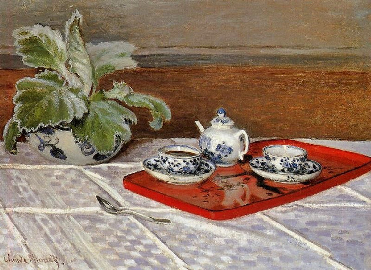 The Tea Set by Claude Oscar Monet