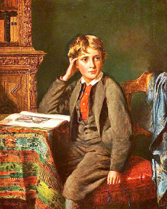 The Artist’S Son, William Cotton Faed by James Faed