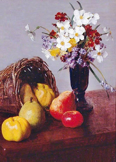 Fruit And Flowers by Henri Fantin-Latour