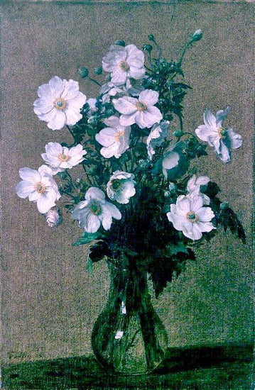 Japanese Anemones by Henri Fantin-Latour