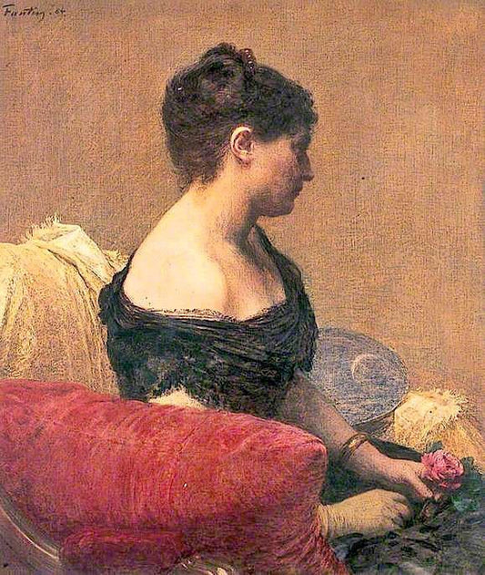 Mme Léon Ma?Tre by Henri Fantin-Latour
