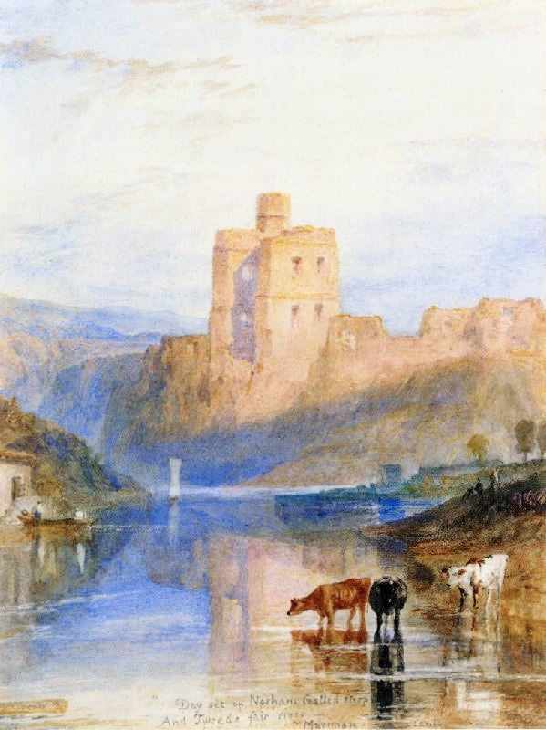 Norham Castle On The Tweed by Joseph Turner
