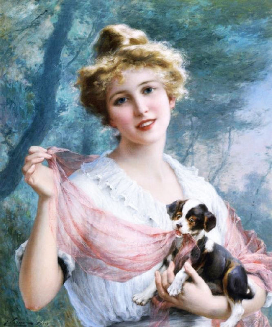The Mischievous Puppy by Emile Vernon