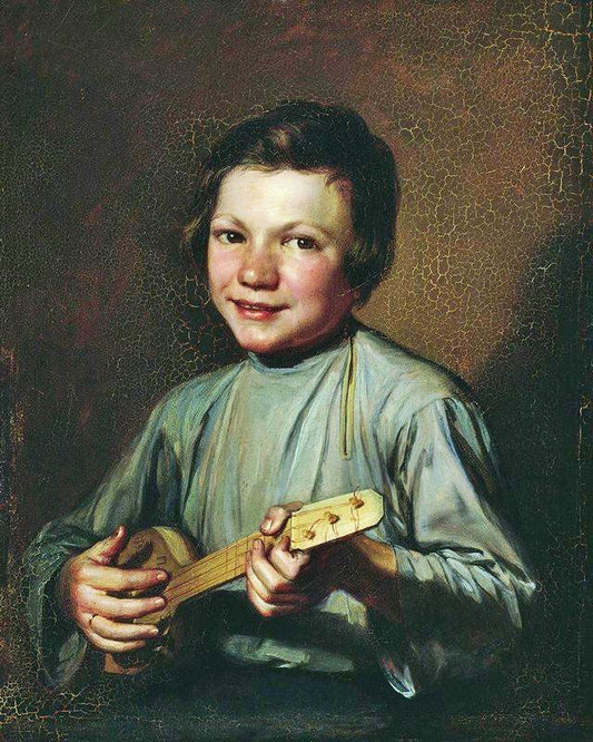 Boy With A Balalaika by Pyotr Zabolotsk